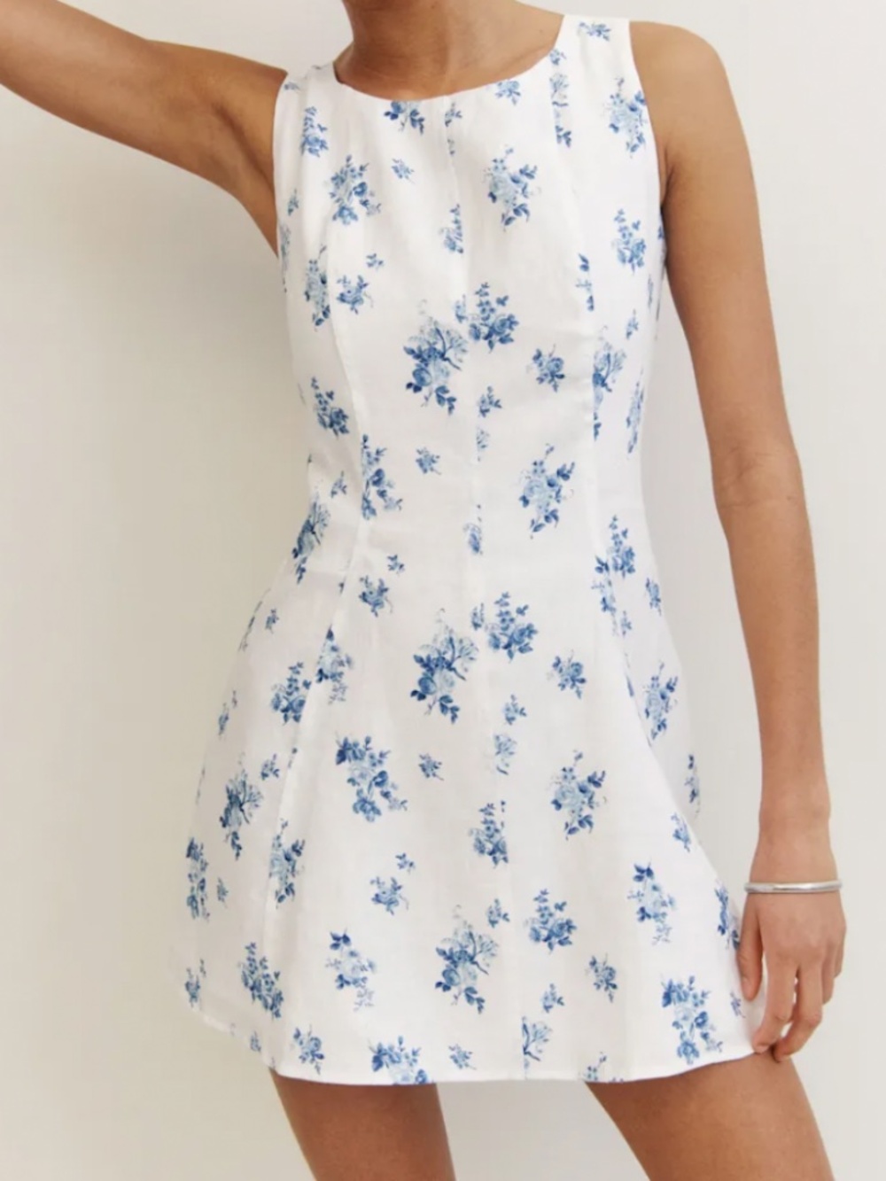 Reformation Amorette Linen Dress